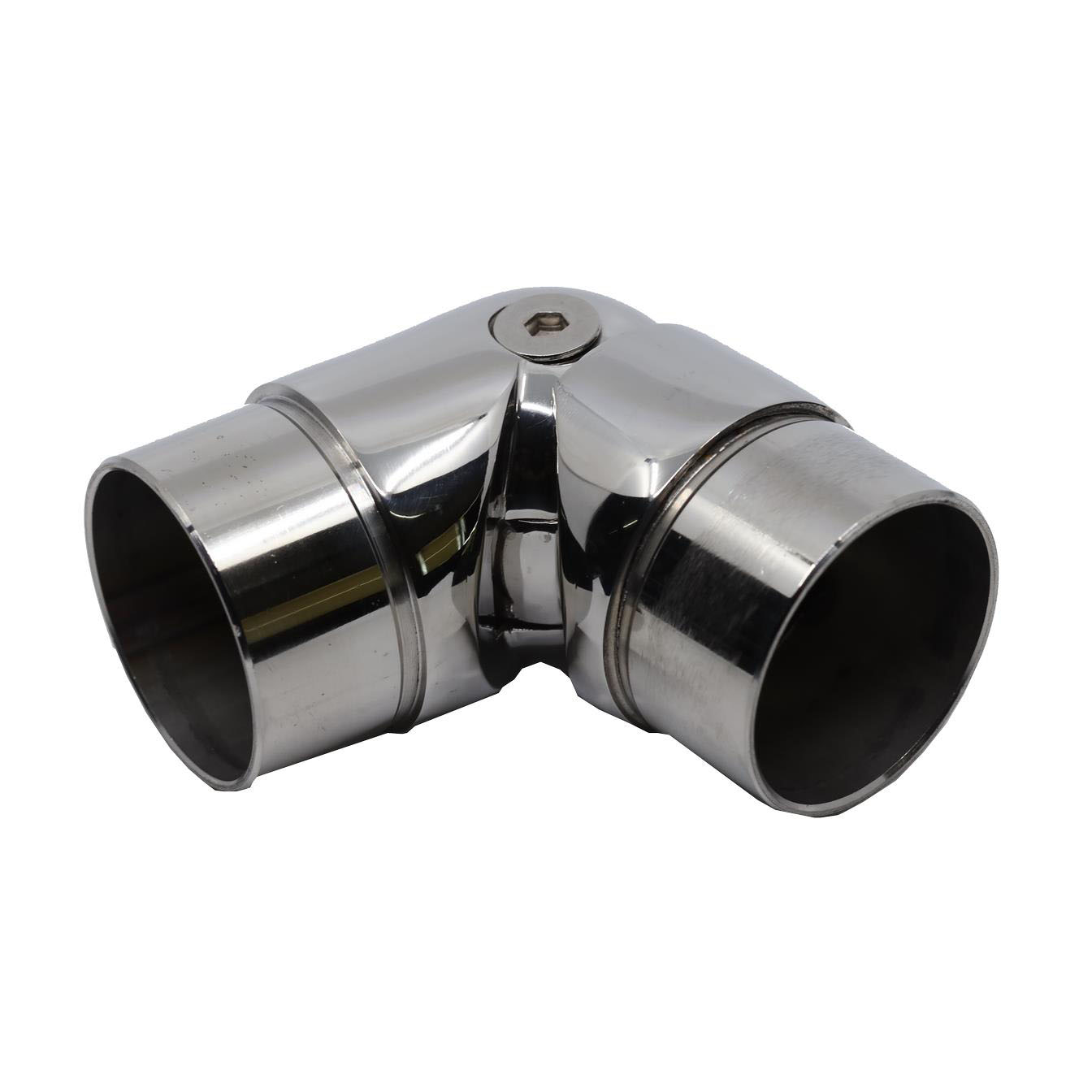Buy Stainless Rail Pipe Flexible Elbow Connector For 50.8mm 304SUS (EB12-508) Online | Qetaat.com | First construction & industrial platform in Bahrain